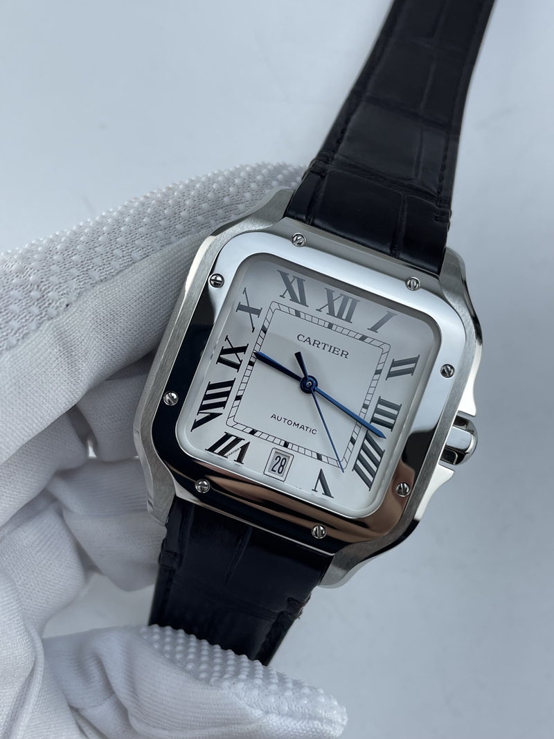 (준비완료/특급배송)NO.4334/산토스 정품다이얼 스왑 리얼 악어 스트랩